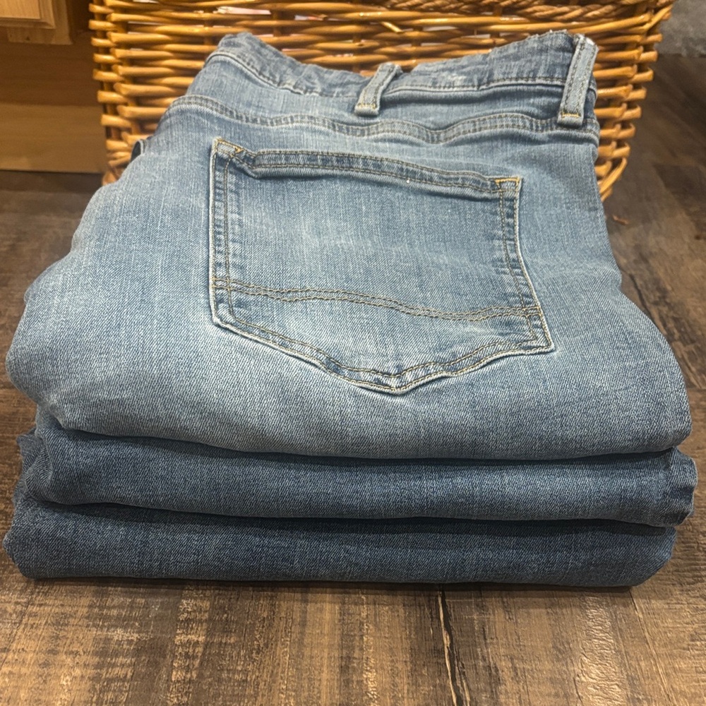 3 Pack Classic Men’s Blue Jeans